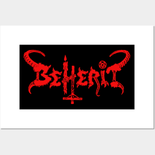 Beherit Logo | Black Metal Posters and Art